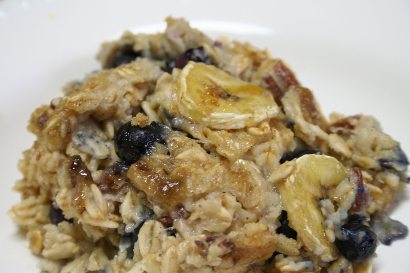 Baked Banana Oatmeal