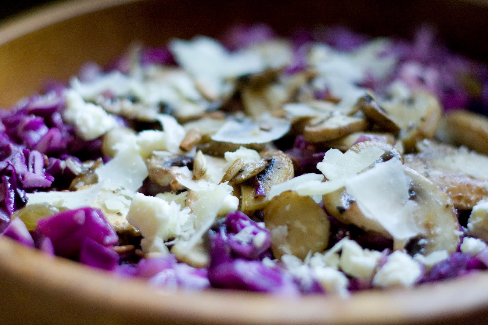 Warm Red Cabbage Salad