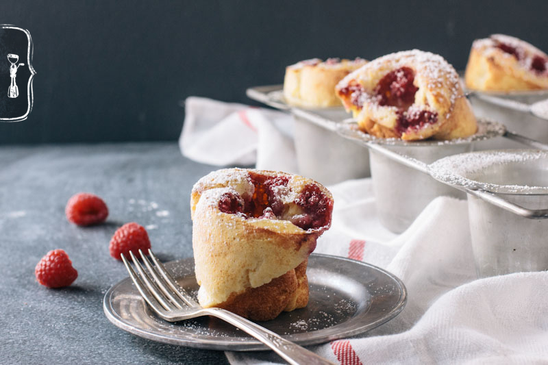 Raspberry Popovers Recipe Vintage Mixer