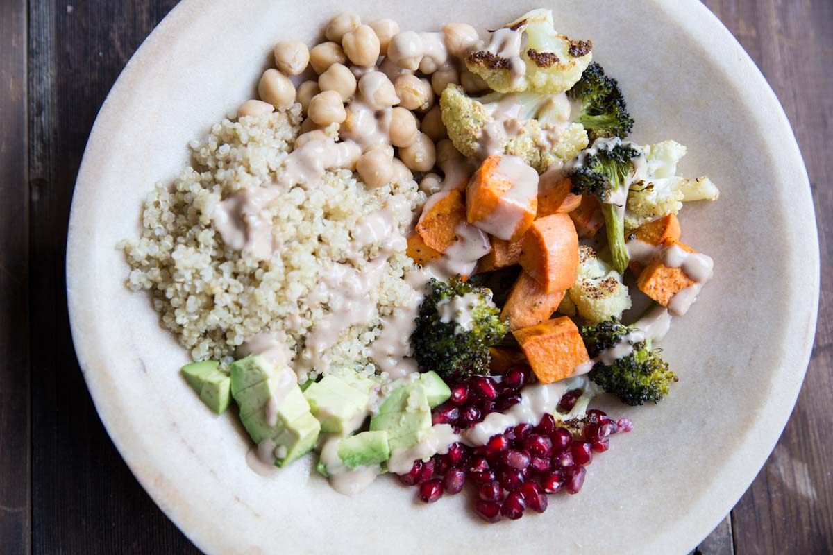 Winter Superfood Bowls, Vegetarian Recipe