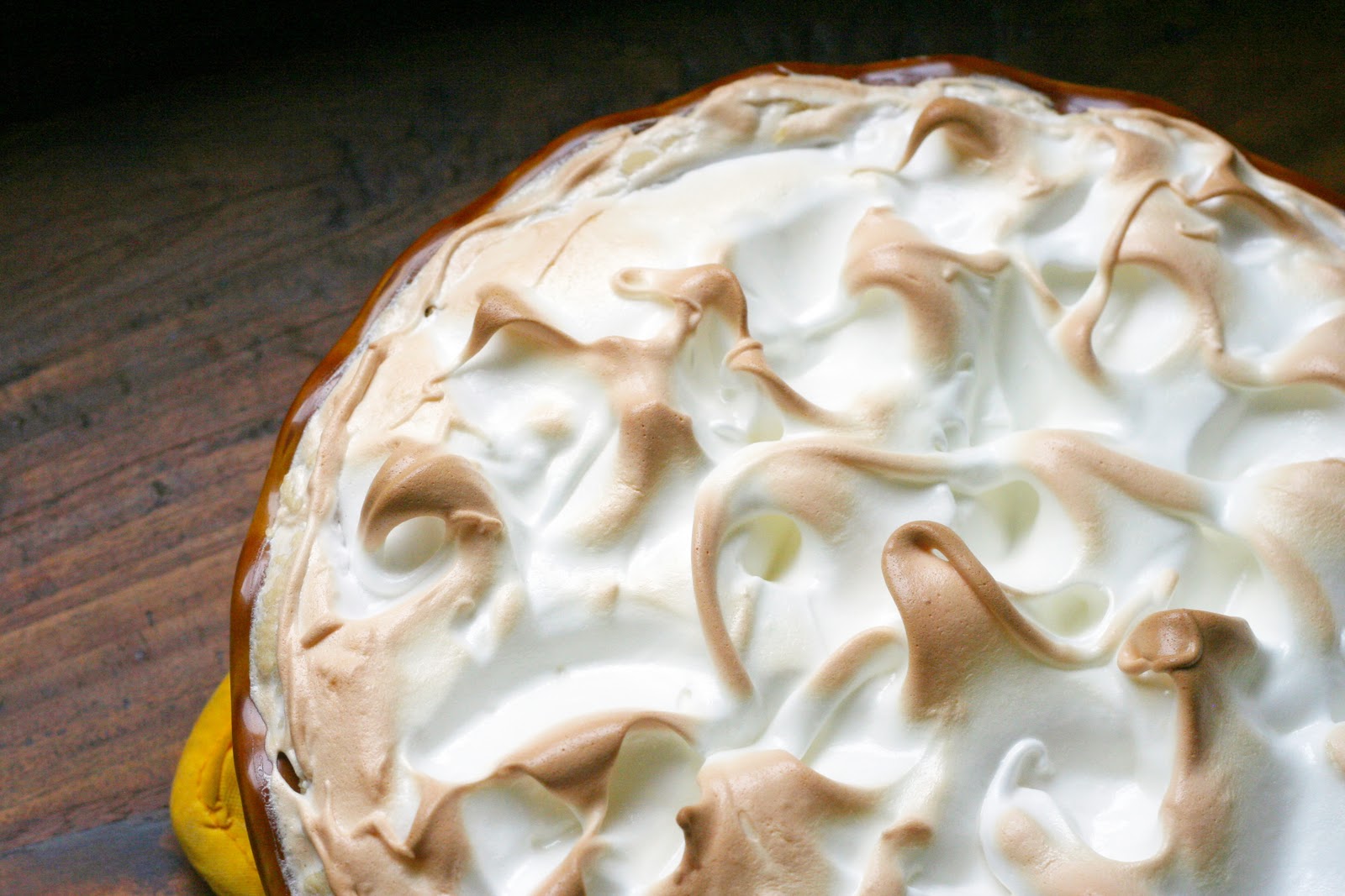 Maple Buttermilk Pie with Meringue | Vintage Mixer