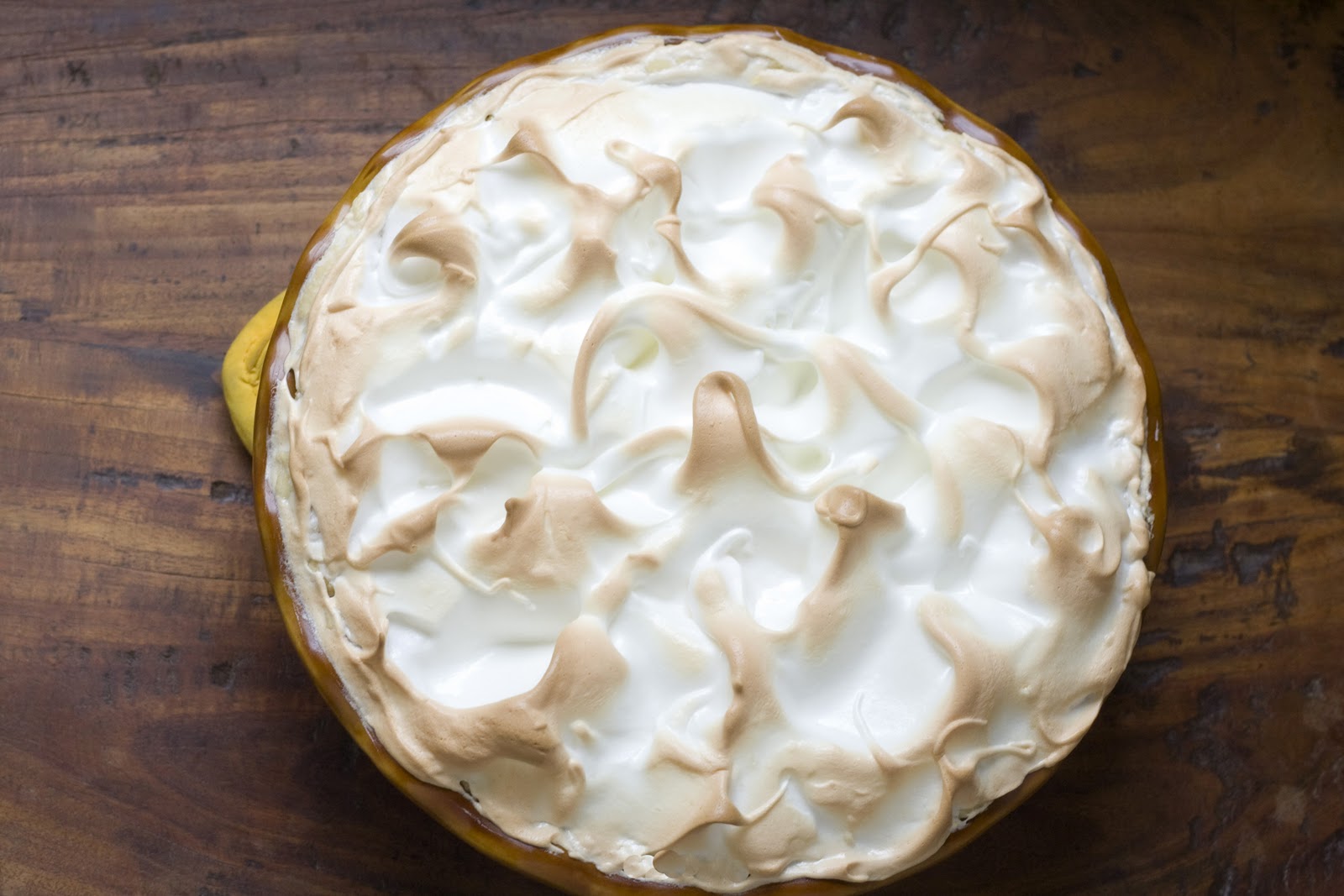 Maple Buttermilk Pie with Meringue | Vintage Mixer