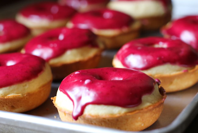 recipe without baked donut donut pan Nutmeg Vintage Recipe Baked Icing Berry Donut   Mixer with