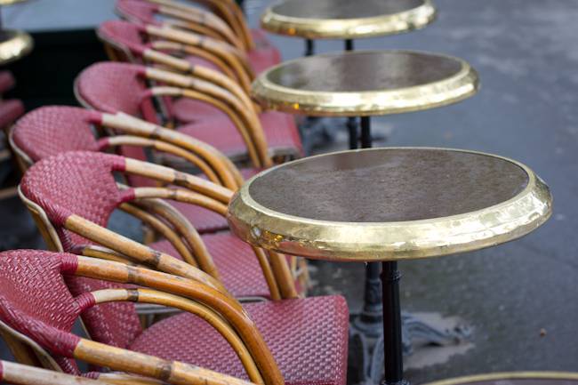 Cafe Chairs in Paris