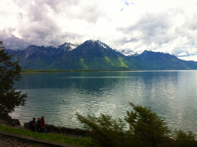 Train through Switzerland