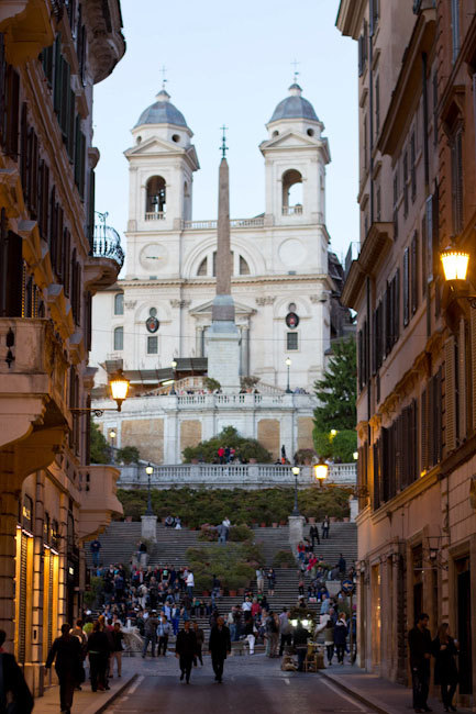 The Spanish Steps in Rome