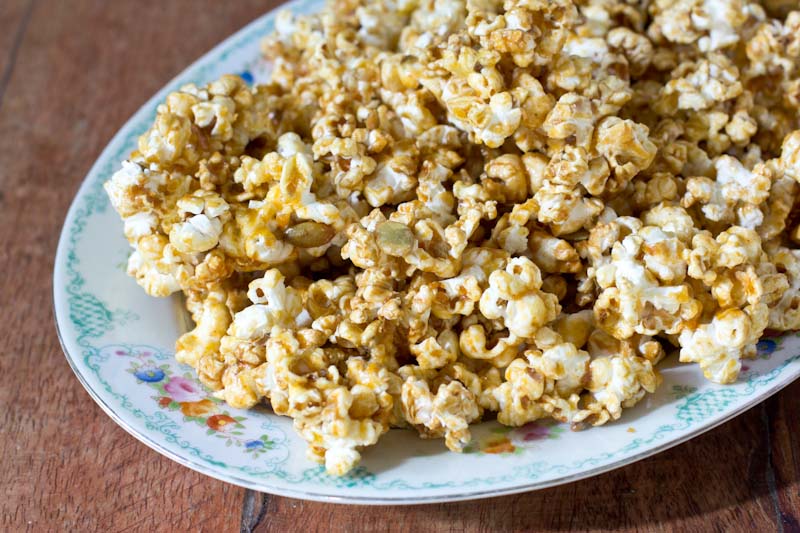 Pumpkin Caramel Popcorn Recipe