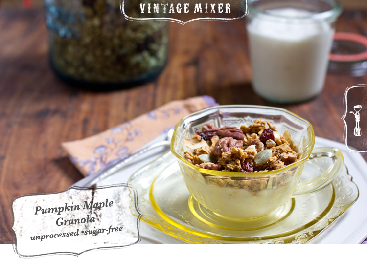 Pumpkin Maple Granola Recipe