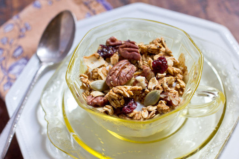 Pumpkin Maple Granola Recipe