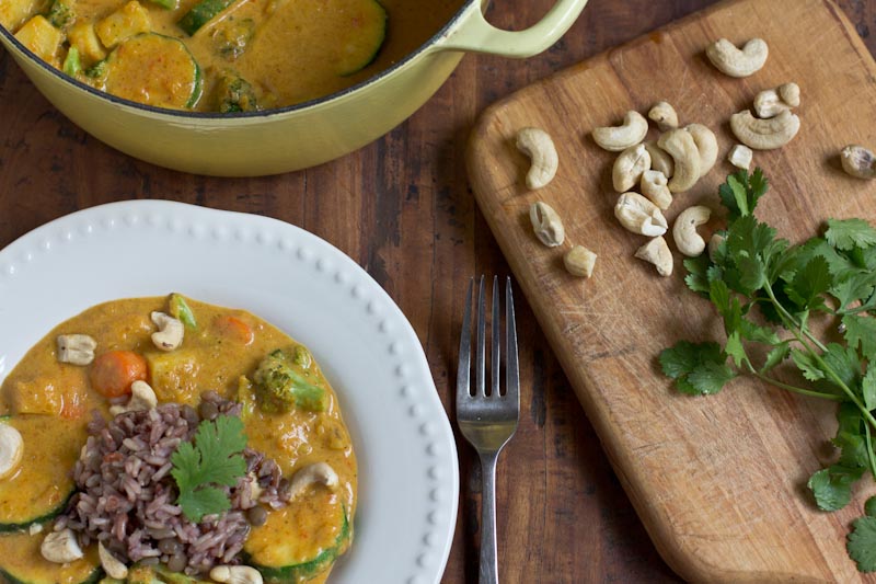 Yellow Cashew Curry Recipe by Schlafly Bottleworks