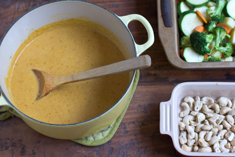 Yellow Cashew Curry Recipe by Schlafly Bottleworks