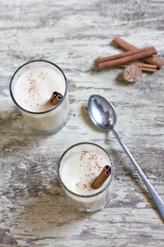 Homemade Eggnog Recipe using Kefir