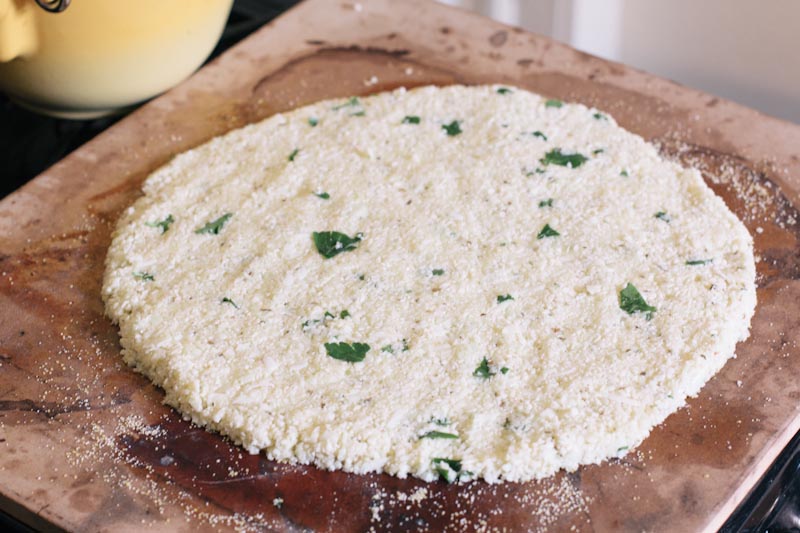 Cauliflower Pizza Crust Recipe 