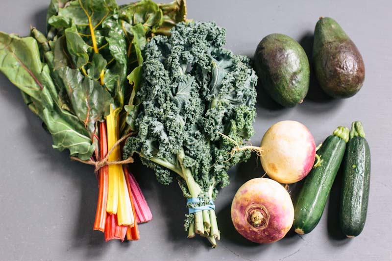 Green Soup Recipe with Kale, Swiss Chard and Avocado