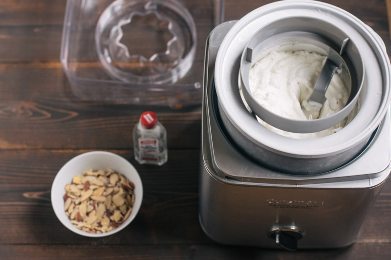 Honey Almond Frozen Yogurt Recipe