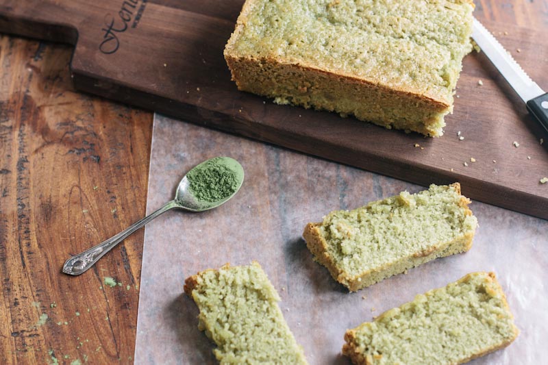 Matcha Green Tea Pound Cake Recipe 