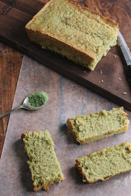 Matcha Green Tea Pound Cake Recipe | Vintage Mixer