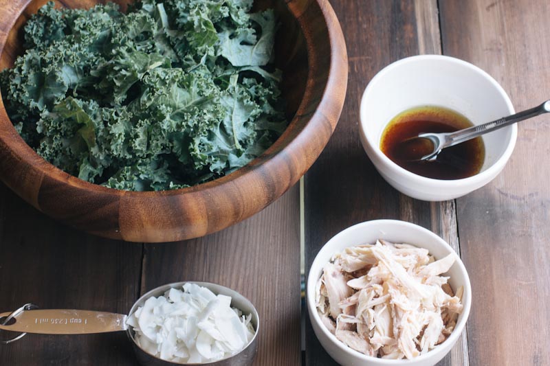 Kale and Coconut Chicken Salad Recipe