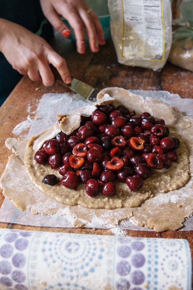 Cherry Hazelnut Galette Recipe