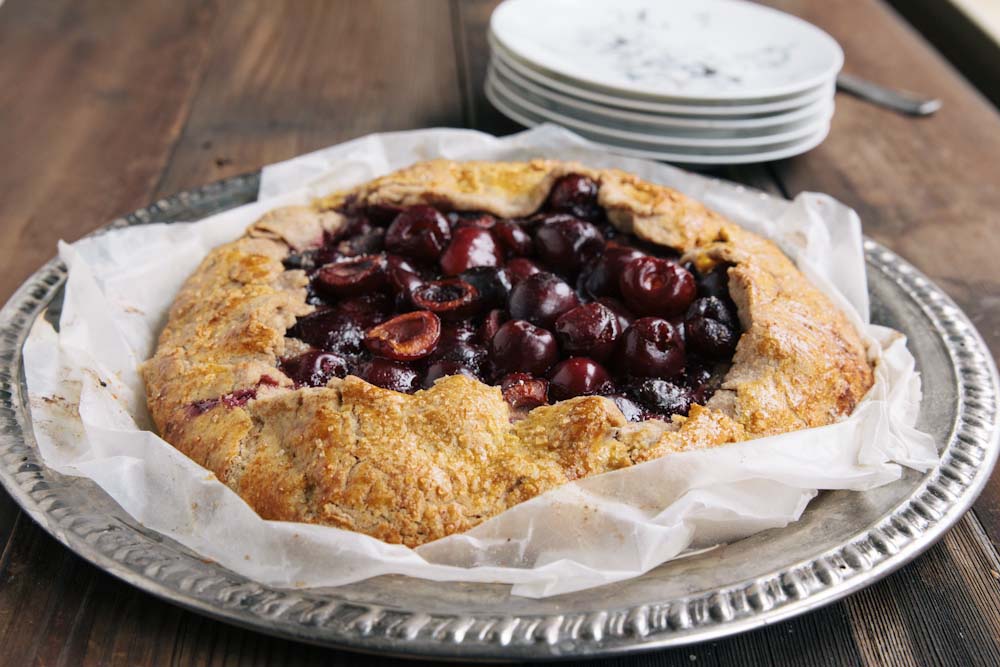 Cherry Hazelnut Galette Recipe