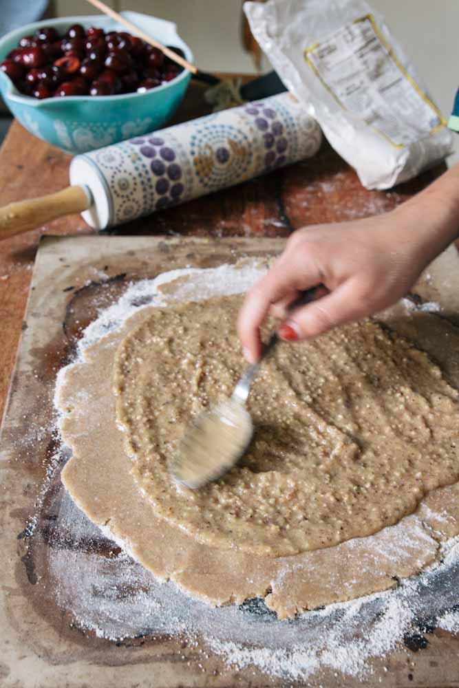 Cherry Hazelnut Galette Recipe