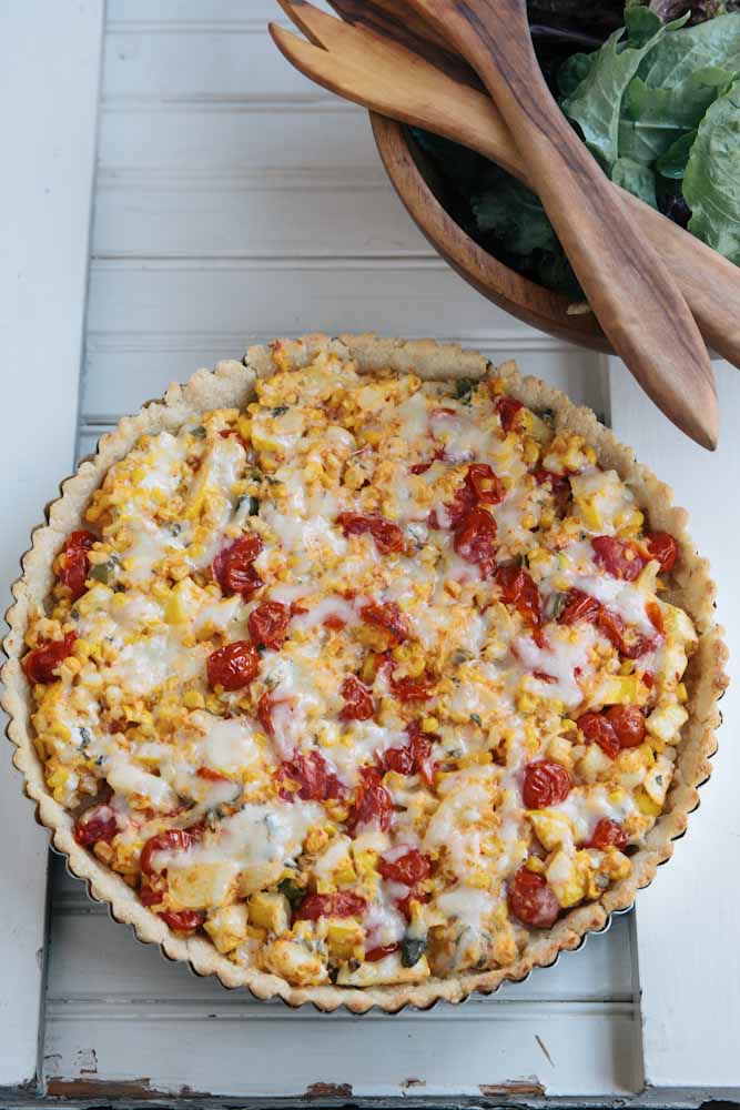 Gluten Free Succotash Tart Recipe