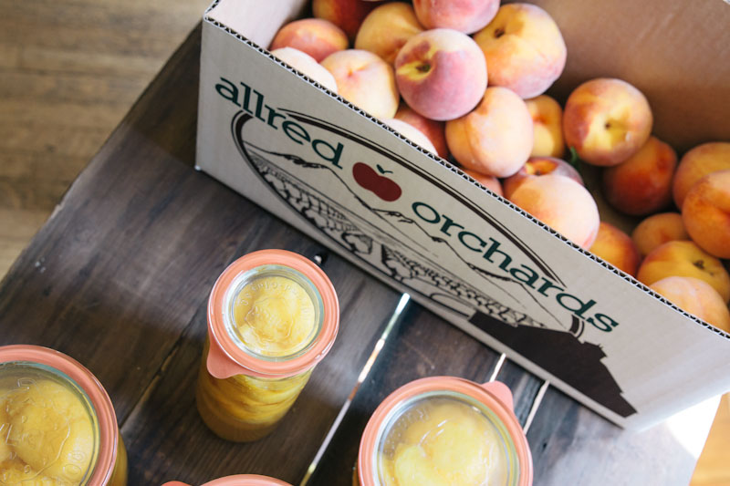 Canning Peaches