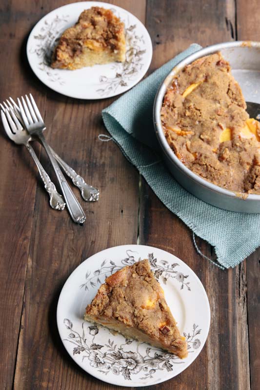 Peach Buckle Coffeecake Recipe 