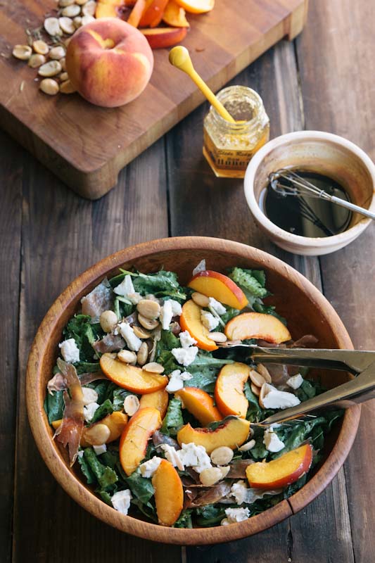 Peach and Prosciutto Salad Recipe