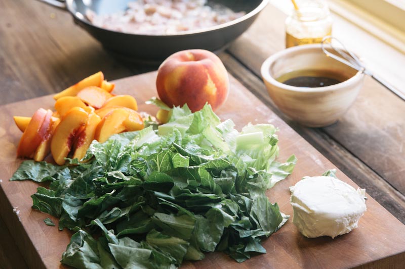 Peach and Prosciutto Salad Recipe