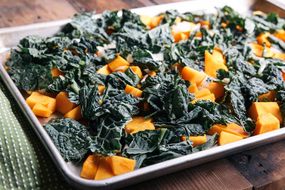 Baked Pasta with Squash and Kale