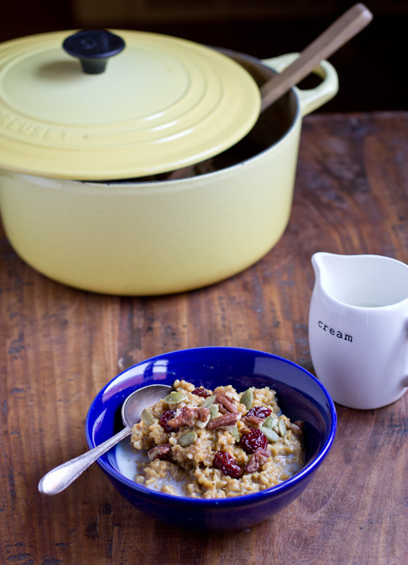 Baked Pumpkin Steal Cut Oats