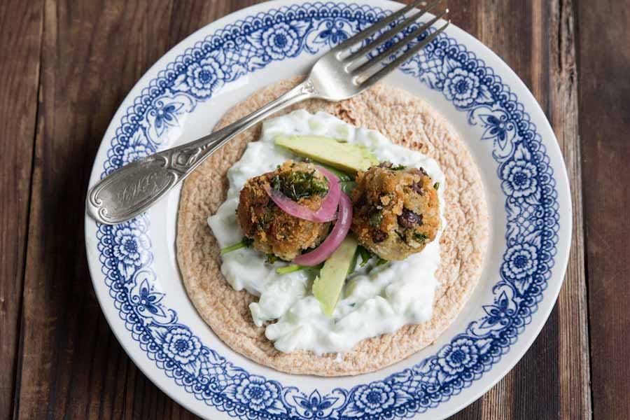 Kale and Black Bean Falafel Recipe