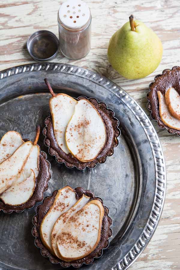 Pear Chocolate Tartlet Recipe 