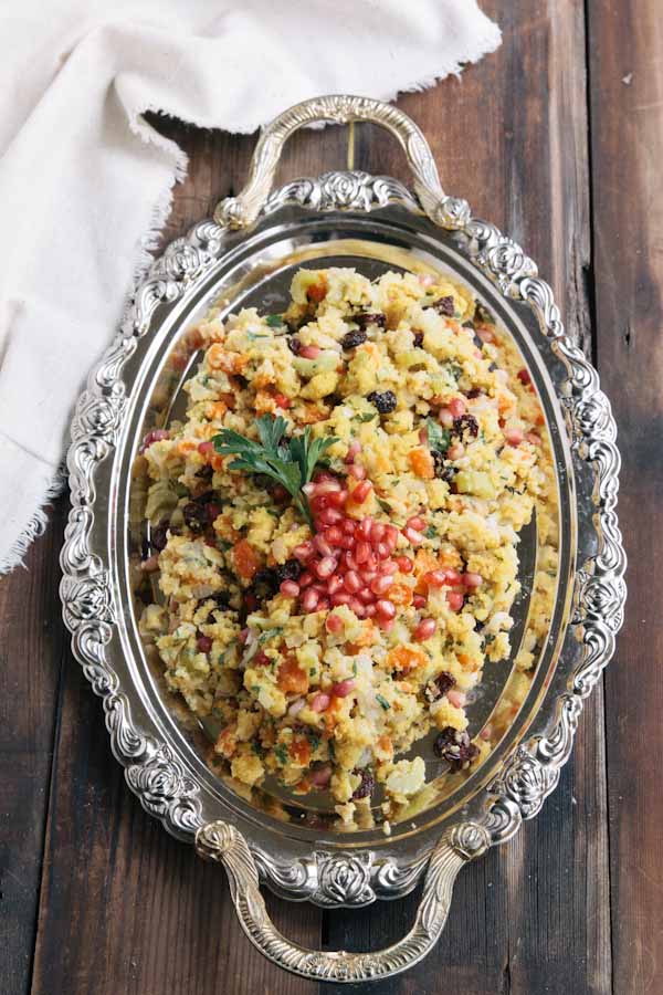 Pomegranate Cornbread Stuffing Recipe