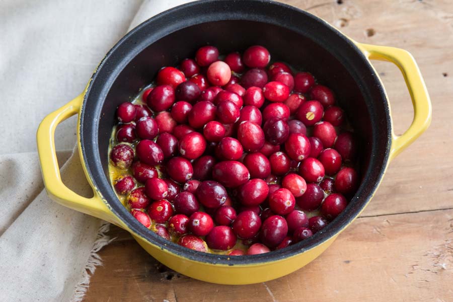 Sugar free Cranberry Sauce Recipe with Slide Ridge Honey