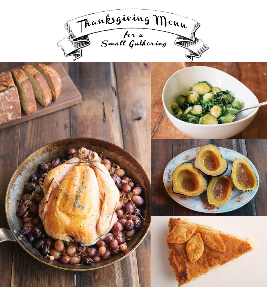 Thanksgiving Menu for Four