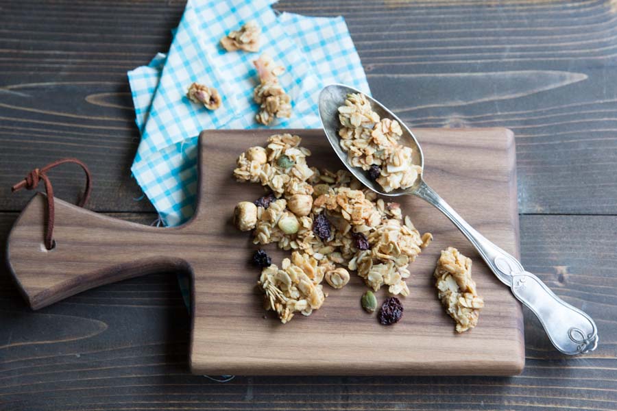 Cherry Hazelnut Granola with Clusters