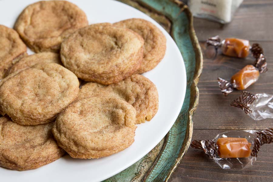 Salted Caramel Snickerdoodles 