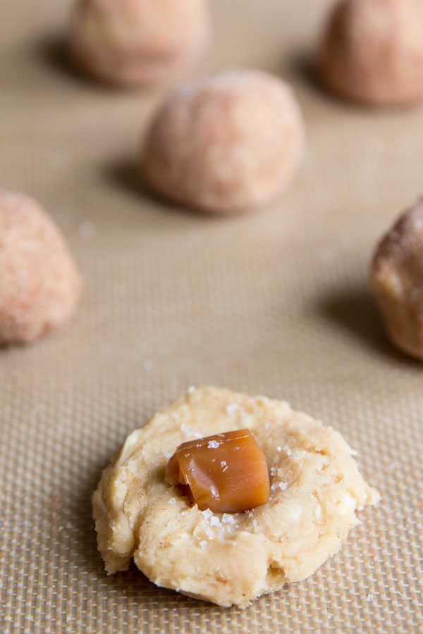 Salted Caramel Snickerdoodles 