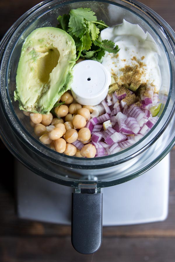 avocado chickpea yogurt dip recipe