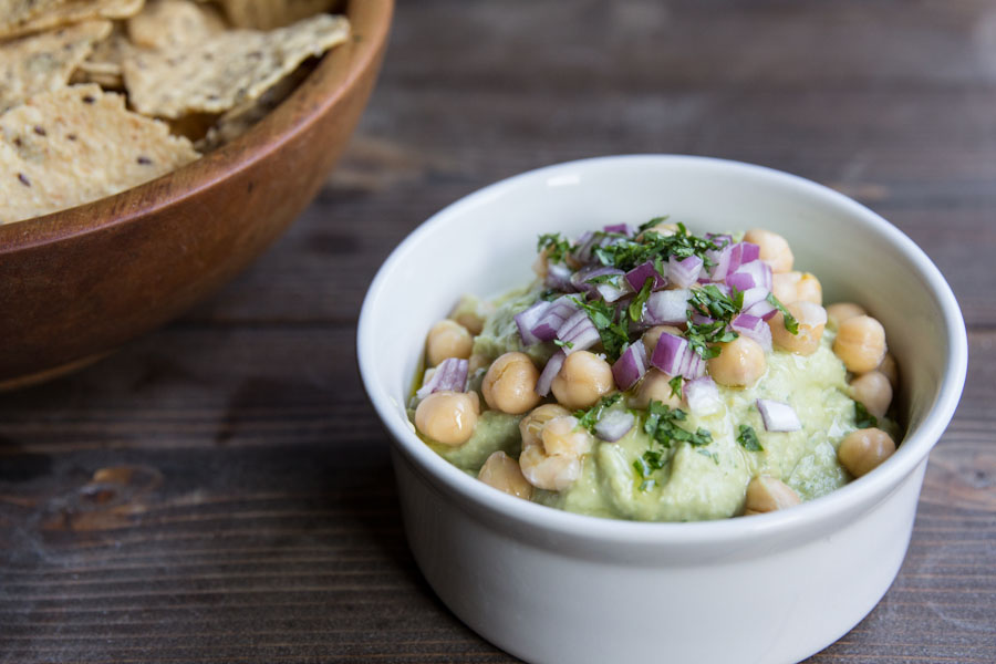 avocado chickpea yogurt dip recipe