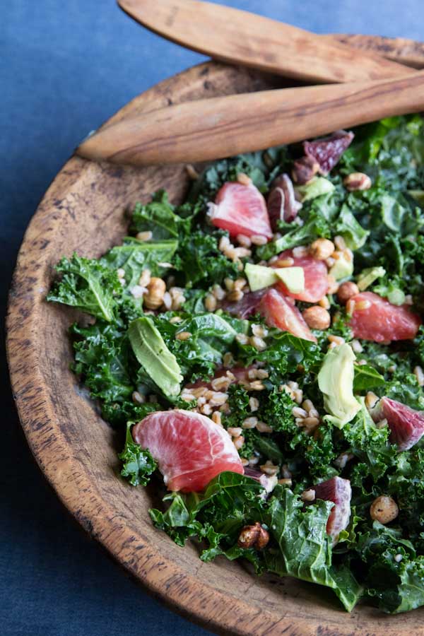 Citrus Avocado Kale Salad Recipe