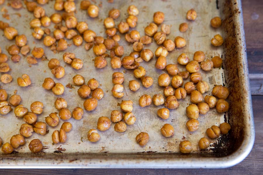 Honey Spiced Roasted Chickpeas Recipe