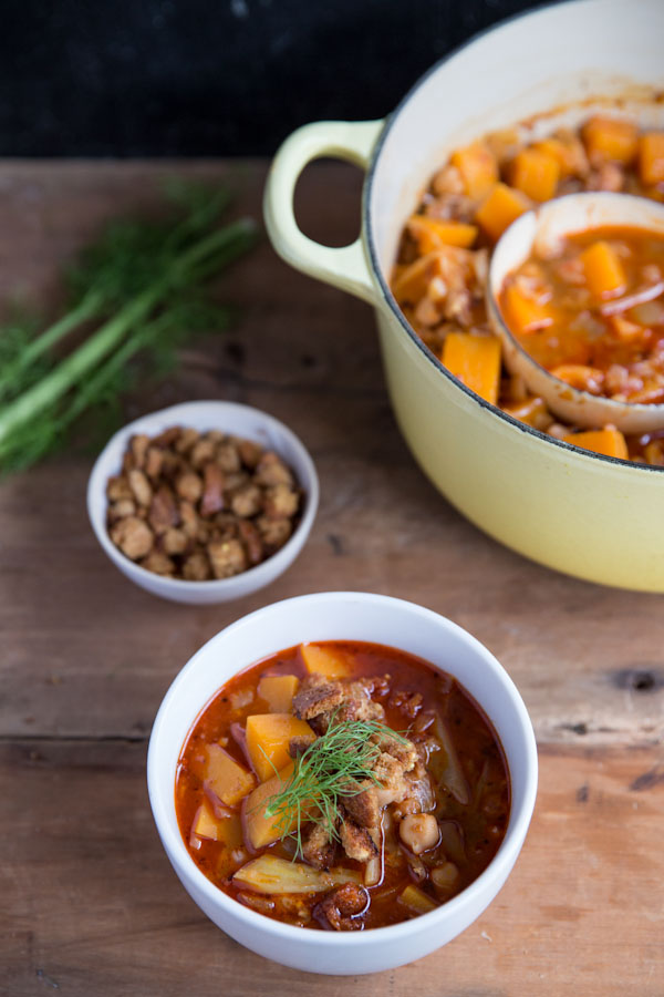 Chickpea Butternut Squash Stew