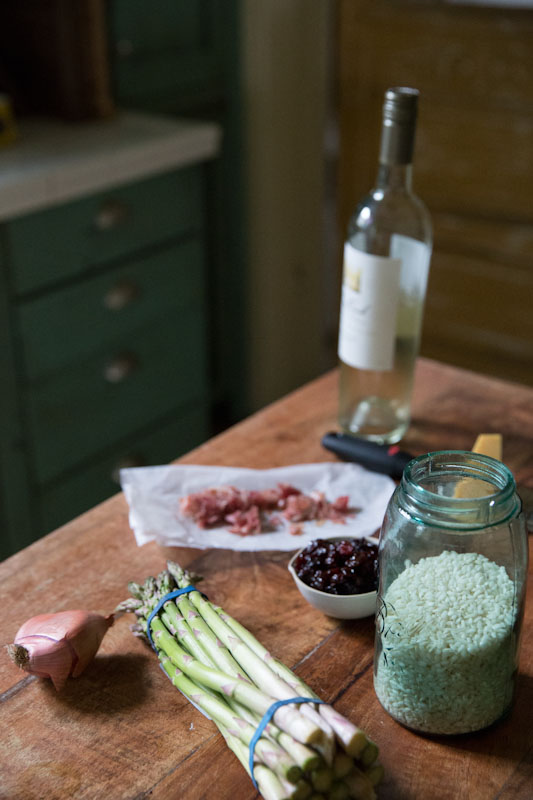 Asparagus and Sun Dried Cherry Risotto Recipe | theVintageMixer.com