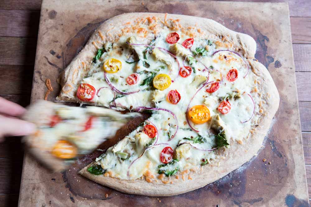 Spinach Artichoke Pizza Recipe