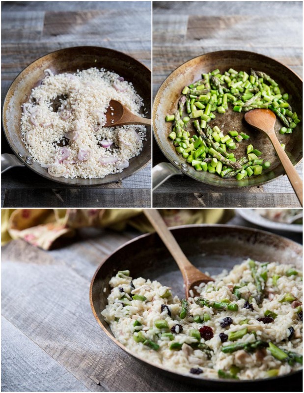 asparagus cherry risotto recipe | theVintageMixer.com