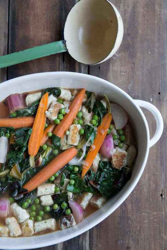 Vegetables and Ricotta Dumplings Recipe | theVintageMixer.com