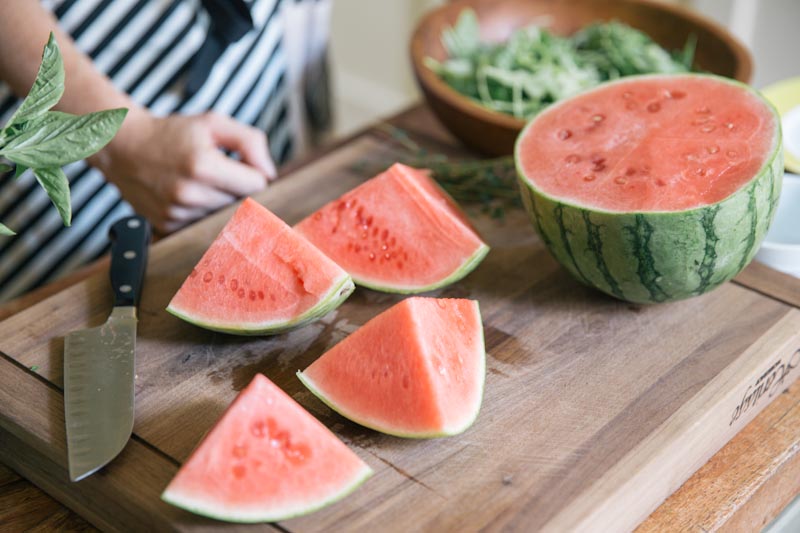 Watermelon Wedge Salad Recipe • theVintageMixer.com